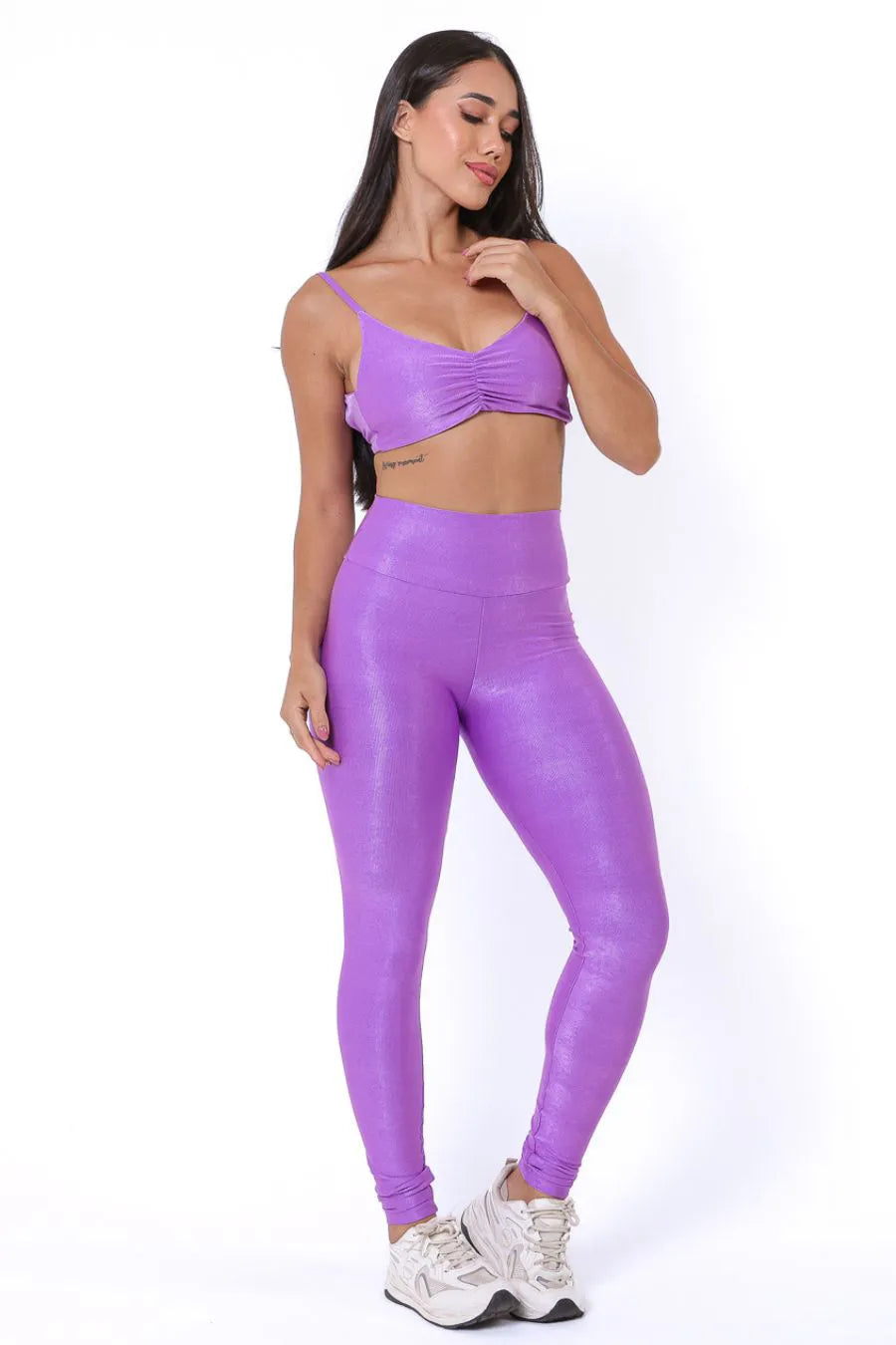 Conjunto Legging Canelado de Compressão